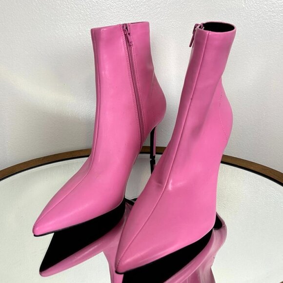 Jeffrey Campbell Bubblegum Pink Stiletto Boots - Picture 2 of 8